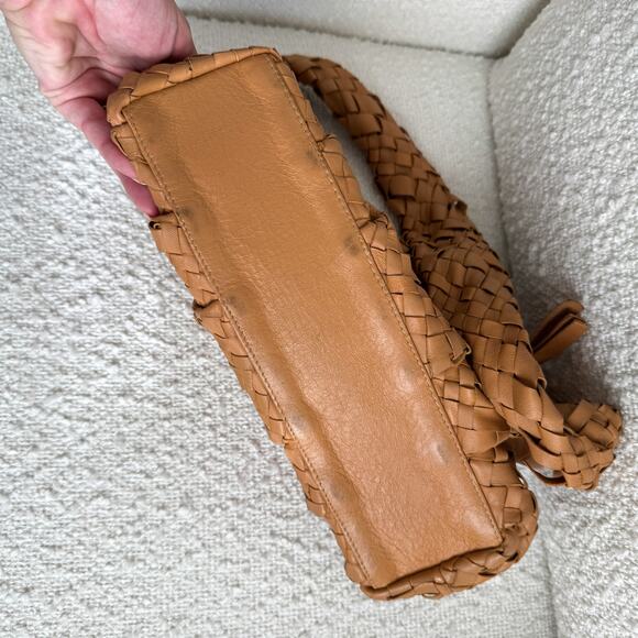 Cleobella Tan Woven Morgan Handbag - Picture 10 of 14